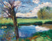 Brzeg rzeki niedaleko Oksfordu - John Singer Sargent — widok dzieła
