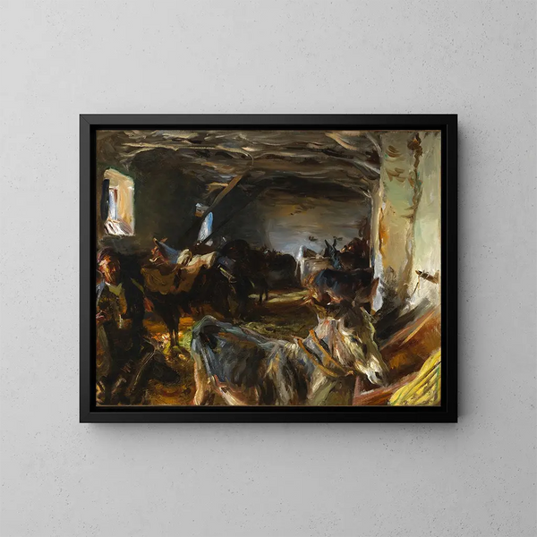 Stodoła w Cuenca - John Singer Sargent — oprawiony obraz na ścianie