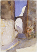 Rue à Tanger - John Singer Sargent — widok dzieła