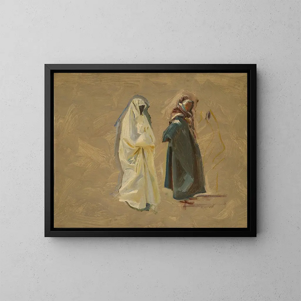Studium dwóch Beduinów - John Singer Sargent — oprawiony obraz na ścianie