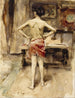 Le Modèle - John Singer Sargent — widok dzieła