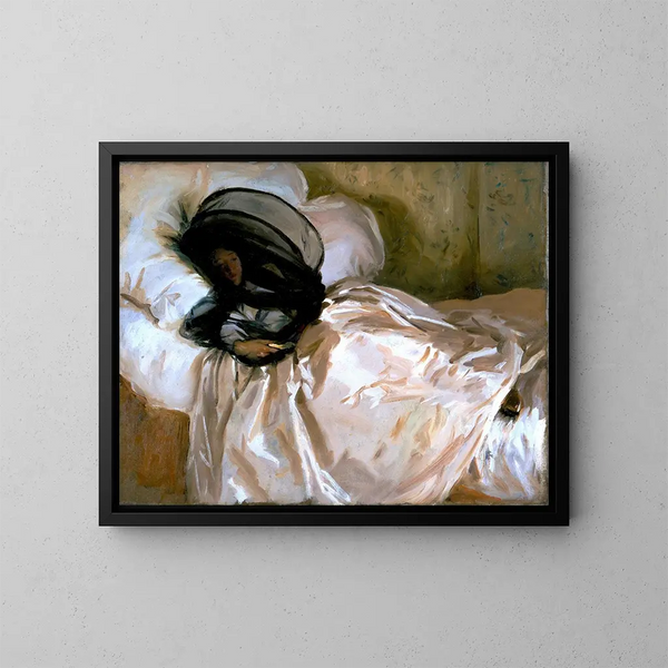 Le Moustiquaire - John Singer Sargent — oprawiony obraz na ścianie