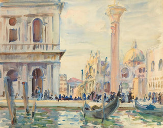 John Singer Sargent - The Piazzetta.webp