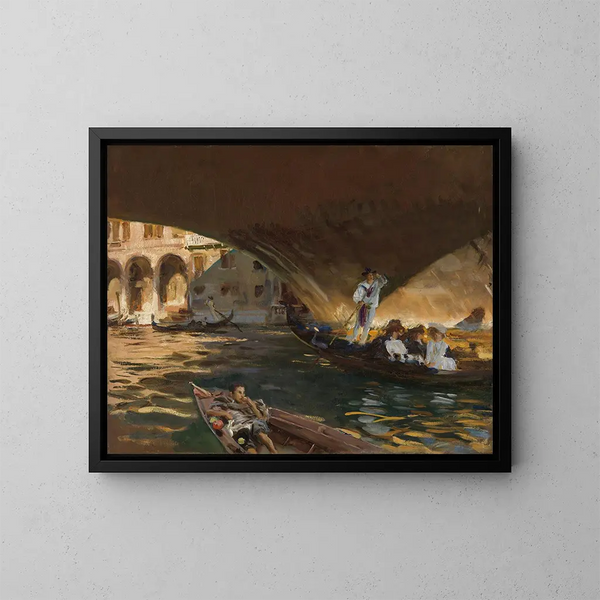 Le Rialto - John Singer Sargent — oprawiony obraz na ścianie
