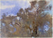 Cimes d'arbres contre le ciel - John Singer Sargent — widok dzieła