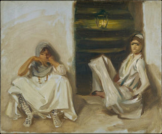 dwóch arabskich kobiet - John Singer Sargent — widok dzieła