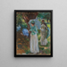 Dwie dziewczynki z parasolami - John Singer Sargent — oprawiony obraz na ścianie