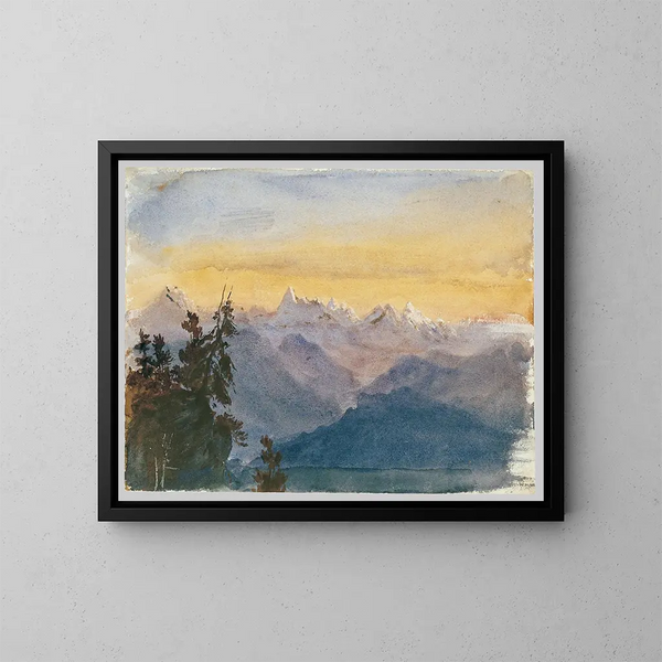 Widok z góry Pilatus - John Singer Sargent — oprawiony obraz na ścianie