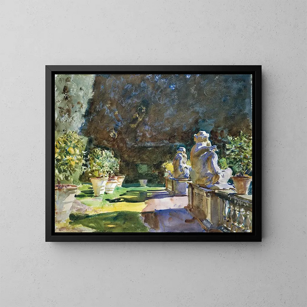 Villa de Marlia w Lukce - John Singer Sargent — oprawiony obraz na ścianie