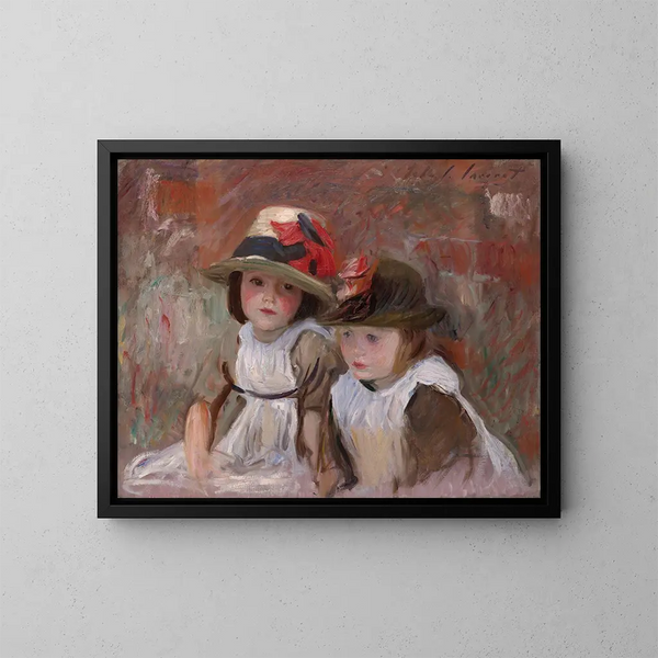 Dzieci ze wsi - John Singer Sargent — oprawiony obraz na ścianie