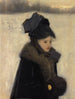Kobieta z futrami - John Singer Sargent — widok dzieła