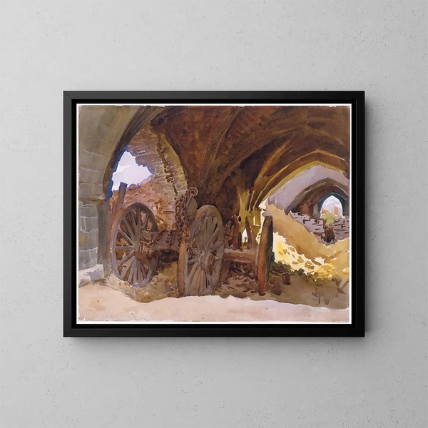 Koła w sklepieniu - John Singer Sargent — oprawiony obraz na ścianie