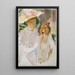 Kobieta z collie - John Singer Sargent — oprawiony obraz na ścianie