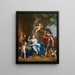 Mars, Wenus i Wulkan, Kuźnia Wulkana - John Singleton Copley — oprawiony obraz na ścianie