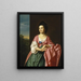 Mme Sylvester Gardiner, née Abigail Pickman, anciennement Mme William Eppes - John Singleton Copley — oprawiony obraz na ścianie