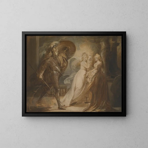 Studium dla Rycerza Czerwonego Krzyża - John Singleton Copley — oprawiony obraz na ścianie