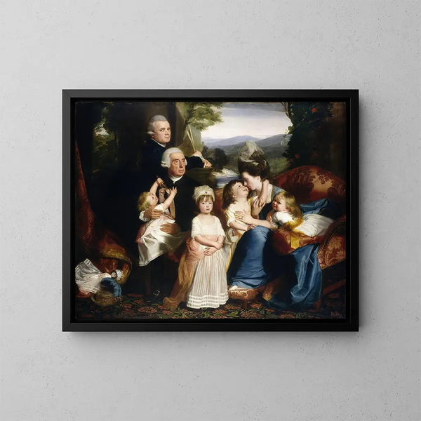 La famille Copley - John Singleton Copley — oprawiony obraz na ścianie