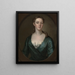 portret kobiety Judith Colman Bulfinch - John Smibert — oprawiony obraz na ścianie