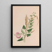 Geranium - John Stevens Henslow — oprawiony obraz na ścianie