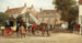 La diligence de Londres à Dorking se reposant au Marquess of Granby - John Sturgess — widok dzieła