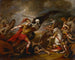 Josué w bitwie pod Aï z Towarzyszącą Śmiercią - John Trumbull — widok dzieła