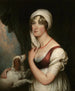 Sarah Trumbull z jamnikiem - John Trumbull — widok dzieła