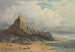 Figures sur la plage à Barmouth, nord du Pays de Galles - John Varley — widok dzieła