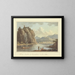Château de Schrecstein sur l'Elbe - John Warwick Smith — oprawiony obraz na ścianie