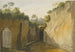 Wejście do jaskini Posillipo, Neapol - John Warwick Smith — widok dzieła