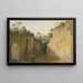 Wejście do jaskini Posillipo, Neapol - John Warwick Smith — oprawiony obraz na ścianie