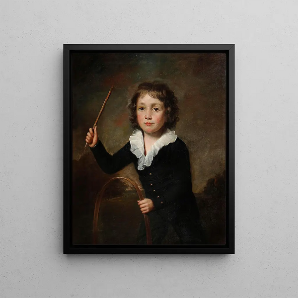 John Watson Gordon - Boy With A Hoop.webp