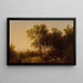 Solitude - John William Casilear — oprawiony obraz na ścianie