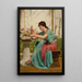Amator - John William Godward — oprawiony obraz na ścianie