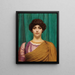 Kobieta pompejańska - John William Godward — oprawiony obraz na ścianie