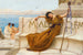 Jedna kapłanka Bakkusa - John William Godward — widok dzieła