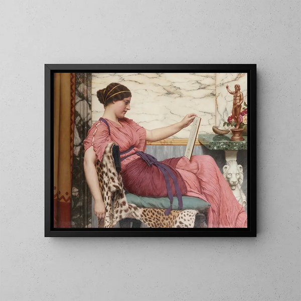 Amator - John William Godward — oprawiony obraz na ścianie