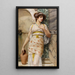 Przy fontannie - John William Godward — oprawiony obraz na ścianie