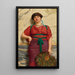 Eurypyle - John William Godward — oprawiony obraz na ścianie