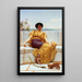 Oisiveté - John William Godward — oprawiony obraz na ścianie