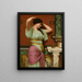 Julia - John William Godward — oprawiony obraz na ścianie