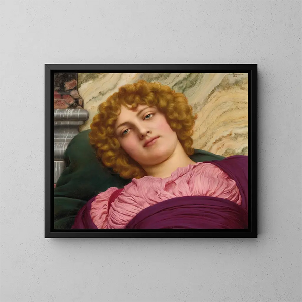 Myrhinna - John William Godward — oprawiony obraz na ścianie