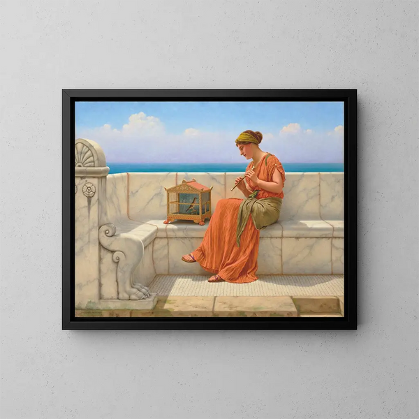 Piosenki bez słów - John William Godward — oprawiony obraz na ścianie