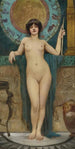 Studium Campaspe - John William Godward — widok dzieła