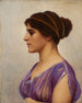 Studium klasycznej piękności - John William Godward — widok dzieła