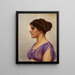 Studium klasycznej piękności - John William Godward — oprawiony obraz na ścianie