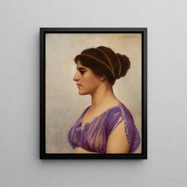 John William Godward - Study of a Classical Beauty.webp