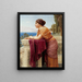Le Belvédère - John William Godward — oprawiony obraz na ścianie