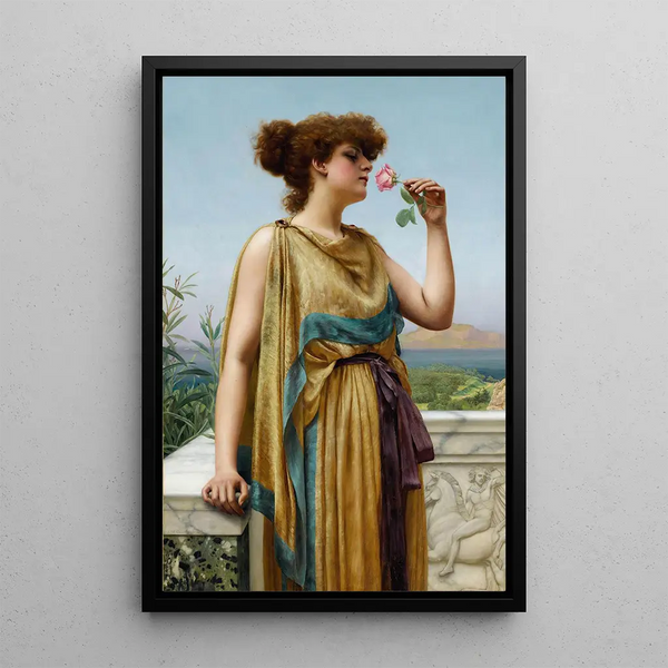John William Godward - The Fragrant Rose.webp