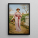 Le Petit Bouquet - John William Godward — oprawiony obraz na ścianie