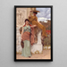Czekając na procesję - John William Godward — oprawiony obraz na ścianie